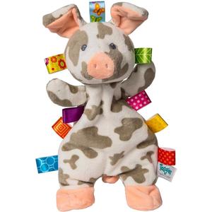 Taggies Patches Pig Lovey Soft Toy , 12 Inch (Pack of 1)