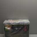 WONDERMILL Manual Hand Crank Grain Mill-Corn, flour mill grinder for home kitchen-Aircraft Aluminum. For Dry and Oily Grains - High Hopper, Spice, Wheat Stone Mill (Red).