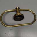 Brass Bathroom Hand Towel Holder, Antique Brass Towel Ring Holder, Wall Mounted Oval Towel Rack Hanger Home Half Round Bathroom Hardware Accessory Modern