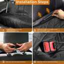 Dog Car Seat Cover for Back Seat Compatible with BMW X3 X5 X1 X2 X4 3 5 4 Series 328i 320i 330i 528i 540i Accessories 2000-2026, Waterproof Non-Slip Pet Bench Backseat Covers