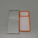 TORRAS Shockproof for iPhone 17 Pro Max Case with Camera Control Button, [12FT Military Grade Drop Protection] Enhanced Grip & Soft Touch Translucent 17 Pro Max Case with DIY Buttons, Neon Orange