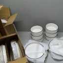 MALACASA LEAH 24 PIECE DINNERWARE SET FOR 8