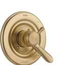 Delta Faucet Lahara 17 Series Dual-Function Tub and Shower Trim Kit with 5-Spray Touch-Clean Shower Head, Champagne Bronze T17438-CZ (Valve Not Included)