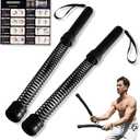 X1 Go Ropeless Battle Rope for Home Gym, HIIT Workouts, Low-Impact Cardio Training (Pulse Black-1.3lb)