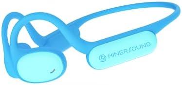 Hinersound Kids Bluetooth Headphones Open Ear Air Conduction,70/85/94dB Volume Control Ultra-Light Wireless Sport Kids Earbuds for Children Travel/Running/Cycling