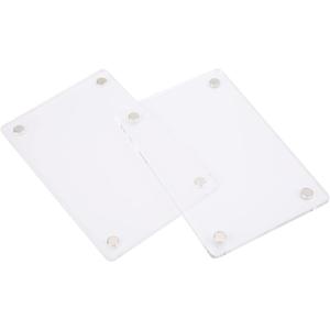 GLOGLOW Picture Frame Magnetic Acrylic Photo Frame for Mini, 3in, Transparent, Easy Change Design, Refrigerator Display for Mini, 3in, Transparent, Easy Change Design,