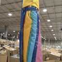 Beach Umbrella Rainbow Includes Carry Bag - 8 Foot Rainbow Color with Sand Anchor Auger