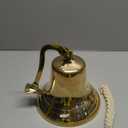 11" H Brass Ship Bell Polished Premium Nautical Boat's Bell Maritime - Jumbo Bells Rustic Vintage Home Decor Gifts