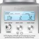 Breville BCG820DBL Smart Grinder Pro for Coffee and Espresso, Damson Blue