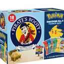PIRATE'S BOOTY Pokémon Aged White Cheddar Rice & Corn Puffs, 0.5 oz Bags (18 Count), Best By 01/26/2026