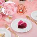 2 Pcs Valentines Chocolate Silicone Molds,12-Cavities Pink Chocolate Silicone Mold Diamond Heart Shape Candy Molds,Non-Stick Baking Molds for Valentine Party Decor, Candy,Cake Dessert Making (Colour 6)