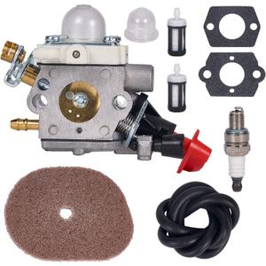 C1M-S207A FS56 Carburetor Kit for Stihl FS56 FS56R FS70 FS70R FS70RC KM56 KM56RC Trimmer Weed Eater Carb replace OEM 4144-120-0603 4144-120-0600