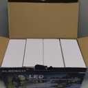 RGB+W Low Voltage Landscape Lights with Remote Control 5W 12V Landscape Lighting LED 16 Color Changing Spotlights Outdoor Waterproof Pathway Lights Garden Decorative(Not Include Transformer)