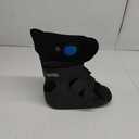 United Ortho USA14115 Short Air Cam Walker Fracture Boot, Medium, Black