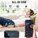 Hidden Camera with Alarm Clock & Bluetooth,Ultra 4K HD Wireless Indoor Camera for Home Security,WiFi Mini Nanny Cam with Night Vision,Motion Detection,Remote Live Stream