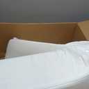 Vekkia Full Bed Wedge Pillow Gap Filler/Headboard Pillow/Mattress Wedge Fill Gap (0-6") Between Headboard and Mattress (White 54"x10"x6")
