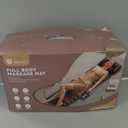 Massage Mat, Detachable Neck Massager, Full Body Vibration Heating, Massage Pad with 10 Vibrating Motors and 9 Speed Settings for Home Office Use, Gift for Men Women Parents Christmas,Black