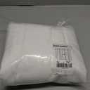 PONY DANCE 102 inch Extra Long Sheer Curtains for Bedroom Living Room, Back Tap Rod Pocket Luxury Linen Curtain Drapes for Sliding Glass Patio Doors, Set 2 Two Panels,102 in Length, Ivory