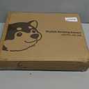 Elevated Dog Bed Raised Outdoor Dog Cot for Large Dogs, Installation Requires No Tools, Frame with Washable Cooling Breathable Mesh Anti-Slip Feet, Indoor Pet Bed, Blue, 43.3 Inches