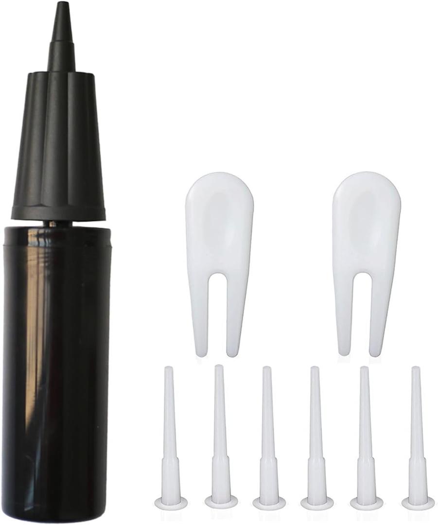 Hand Air Pump,Two-Way Hand Yoga Ball Pump, 9 Inch Double Action Hand Pump Inflator for Exercise Balls, Swimming Ring,Balloons and Inflatable Balls