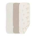 Crane Baby Organic Muslin Baby Burp Cloths, 3-Pack, 100% GOTS Organic Cotton, Absorbent, Lightweight, Machine Washable, Bunny