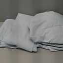 Bare Home Microfiber Bulk Pillow Cases - Standard/Queen Size Set of 4 - Cooling Pillowcases - Double Brushed - Light Blue Pillowcases 4 Pack - Easy Care (Standard - 4 Pack, Light Blue)