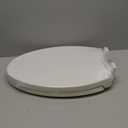 Toilet Seat with Toddler Seat Elongated, PP Material Family Toilet Seat Cover, Soft Close Adult & Toddler Seats, Easy to Clean, Safe Potty Training Solution for Kids, Bathroom Upgrade for Home (White)