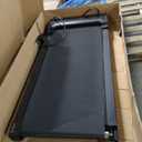 UMAY - U70 Portable Folding Fitness Treadmill for Home-20% Auto Incline, 8 MPH 4HP Quiet Motor-Heart Rate-Touch screen-400 LBS - Black