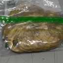 Hairro Human Hair Messy Bun, 100% Real Ponytail Hair Scrunchies, Natural Curly Chignon Fluffy Donut Updo, Hairpiece with Elastic Rubber Band for Women, 1 Count Bleach Blonde Wavy