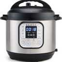 Instant Pot Duo 7-in-1 Electric Pressure Cooker, Slow Cooker, Rice Cooker, Steamer, Saut, Yogurt Maker, Warmer & Sterilizer, Includes App with Over 800 Recipes, Stainless Steel, 8 Quart