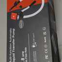 Automatic Electric Fuel Transfer Pump with Auto-Stop, 3.8GPM & 51" Hose & 4 Size Adapters Gas Can Pump with Leak Protection for Gasoline, Diesel, Kerosene, Gifts for Men Dad Him - 2nd Gen Red Black