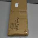 Solid Wooden Coat Rack Freestanding, New Zealand Pine Coat Tree with 8 Hooks & 3 Adjustable Sizes for Coats, Hats, Handbags and Scarves, Space Saving for Entryway/Office/Bedroom (Nature) (1 PC)