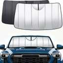 Windshield Sun Shade for Toyota Tacoma 2026 2025 2024, Custom Fit Foldable Front Window Sunshade Sun Visor Protector, Blocks Heat & UV Rays Maintain Cool Interior Accessories