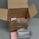 Gejoy 100 Pcs 2 Size Pink Charcuterie Boxes with Clear Lids, Disposable Paper Dessert Boxes, Food Dessert Containers for Sandwich Cake Slice Cookie Bakery Chocolate Strawberries(Pink)