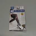 Truform Sheer Compression Stockings, 15-20 mmHg, Women's Thigh High Length, 20 Denier, Beige, Medium