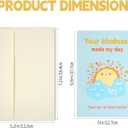 2 x 12-Pack Thank You Cards with Envelopes & Stickers - 5x7 Inch Blank Inside - 6 Fun & Heartfelt Designs - Cute Appreciation Cards for Teachers, Coworkers, Friends, Family