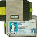 Chums Bandit Bi-Fold Wallet  Slim RFID Wallet for Men & Women, Reversible Card, ID & Money Holder (Olive/Tan)