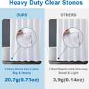 Amazer White Shower Liner Cloth Waterproof, White Shower Curtain Liner Fabric with Weighted Stones, Washable Shower Curtain and Liner 2-in-1, 120G Heavy Duty, 12 Grommet Holes, 72 x 72 Inches