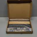 Hand Exercise Board with Hook and Loop Fasteners Hand Therapy Tool Equipment 14'' x 9'' Hook and Loop Exercise Board Solid Wood Base with Wood Tools for Improving and Finger Strength