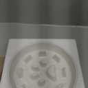 HAOTOP Ceramic Fun Slow Feeder Bowl, Porcelain Slow Eater Bowl for Medium Sized Dogs (White)