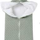 LLmoway Baby Receiving Blanket Boys Girls Soft Knit Swaddle Warm Newborn Wrap Sleeping Bag for Infant 0-12 Months Green