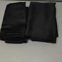 ChrisDowa Grommet Blackout Curtains for Bedroom and Living Room - 2 Panels Set Thermal Insulated Room Darkening Curtains (Black, 38W x 45L)