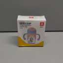 hahaland Sippy Cups for Baby 6-12 Months - 2 in 1 Spout & Straw Unicorns Sippy Cups for Toddlers 1-3 No Spill Transition Weighted Straw Cup (1 Cup with 2 Nipples) Baby First Christmas Gifts