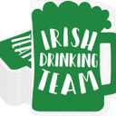 2 x 40-Count Green Mug Style Cocktail Napkins | Disposable Paper, St. Patrick's Day Decor, St. Patrick's Day & Easter Party Essentials