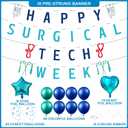 39 Pcs Surgical Technologist Appreciation Christmas Party Decor Staff Team Appreciation Thank You Banner or Surgical Technologist Nurse Doctor