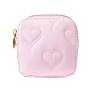 Youbus Small Makeup Bag for Purse Mini Quilted Cosmetics Travel Bag Cute Pouch for Women Girls, Pink