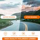Suoso Sports Polarized Sunglasses for Men: Women UV400 Protection Wrap Around Sun Glasses for Golf Fishing Running Driving