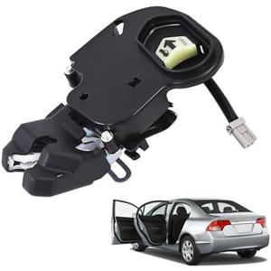 munirater Trunk La-tch Manual Lid Lock Tailgate Lock La-tch Replacement for Civic 4 Door LX Sedan 2006-2011