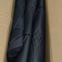 Skechers Memory Foam Car Seat Covers, Leather High Back Seat Covers Quilting Design,Waterproof Sports Car Seat Covers Front Seats,Airbag Compatible, Universal Fit for Most Cars, SUVs,Trucks,Black