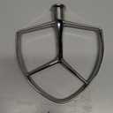 Flat Beater for KitchenAid 7QT Bowl-lift Stand Mixers, Stainless Steel Paddle Accessories for Kitchen aid, Dishwasher Safe